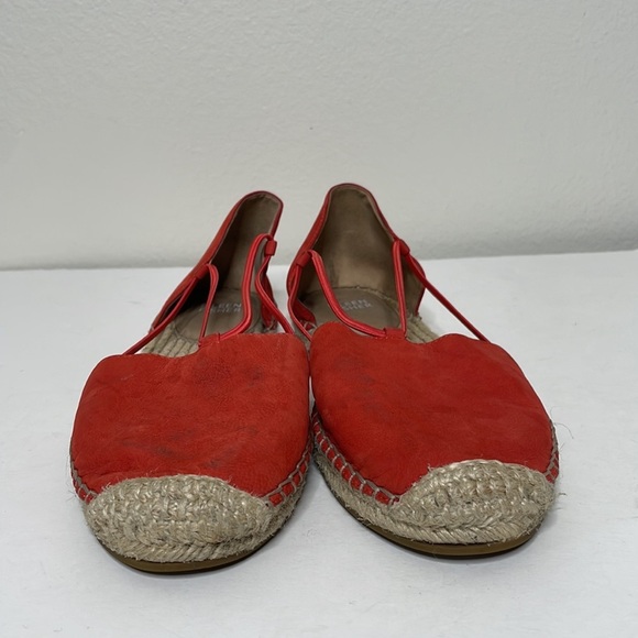 Eileen Fisher Lee Espadrille Sandals sz 8 Orange - Picture 2 of 8